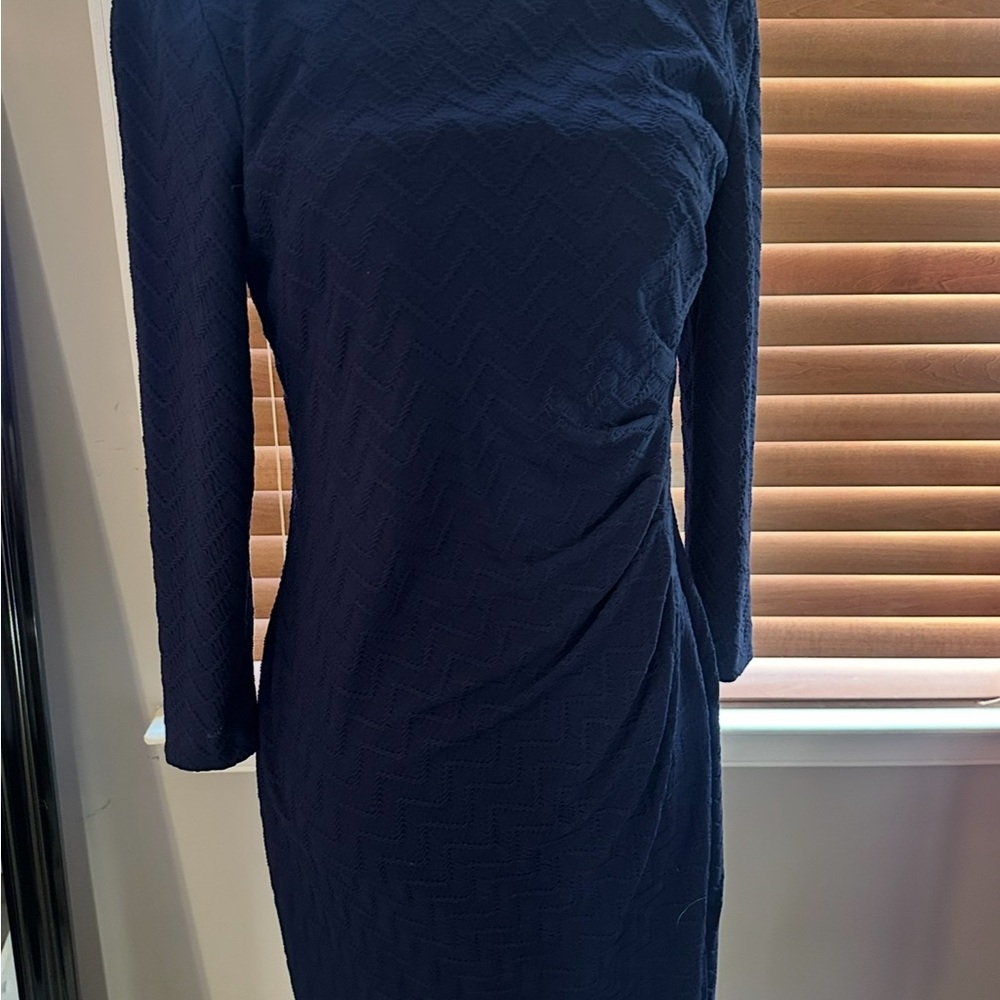 Elegant Navy Blue Dress